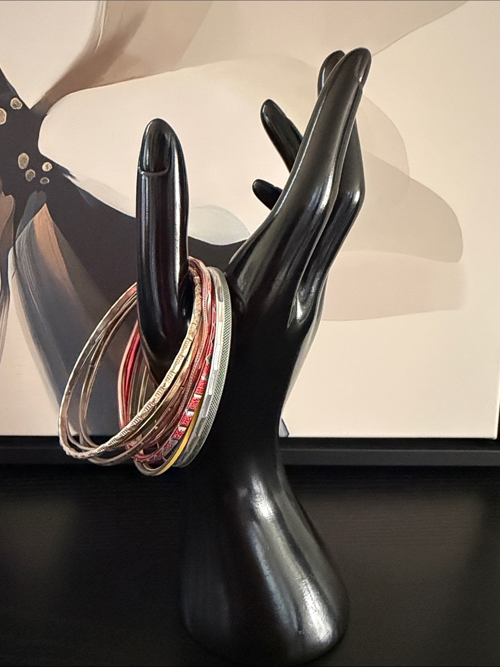 Vintage 80’s set of 10 Assorted Bangle Bracelets